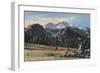 Estes Park, Colorado - Longs Peak View-Lantern Press-Framed Art Print