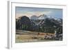 Estes Park, Colorado - Longs Peak View-Lantern Press-Framed Art Print