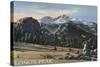 Estes Park, Colorado - Longs Peak View-Lantern Press-Stretched Canvas