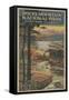 Estes Park, Colorado - Rocky Mt. National Park Brochure No. 2-Lantern Press-Framed Stretched Canvas