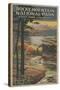 Estes Park, Colorado - Rocky Mt. National Park Brochure No. 2-Lantern Press-Stretched Canvas