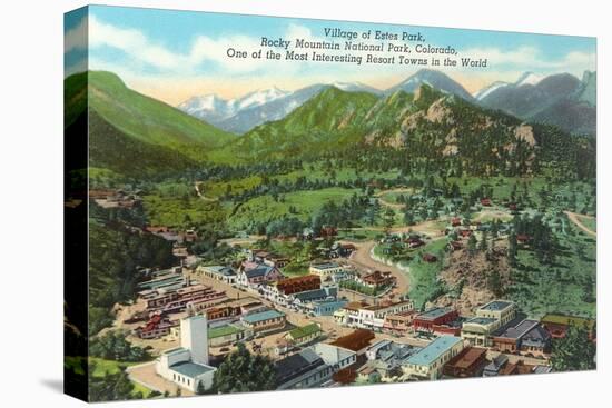 Estes Park Resort Town-null-Stretched Canvas