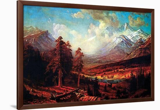 Estes Park-Albert Bierstadt-Framed Art Print