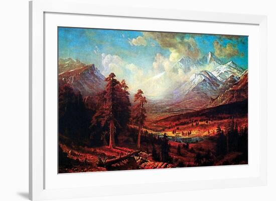 Estes Park-Albert Bierstadt-Framed Premium Giclee Print