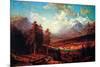 Estes Park-Albert Bierstadt-Mounted Premium Giclee Print