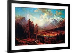 Estes Park-Albert Bierstadt-Framed Art Print