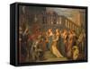 Esther and Ahasuerus-Paolo Veronese-Framed Stretched Canvas