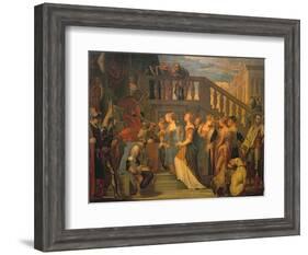 Esther and Ahasuerus-Paolo Veronese-Framed Giclee Print