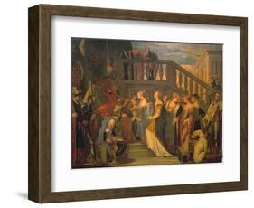 Esther and Ahasuerus-Paolo Veronese-Framed Giclee Print