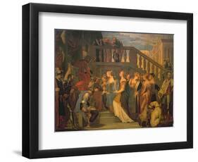 Esther and Ahasuerus-Paolo Veronese-Framed Giclee Print