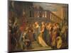 Esther and Ahasuerus-Paolo Veronese-Mounted Giclee Print