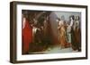 Esther and Ahasuerus-Bernardo Cavallino-Framed Giclee Print