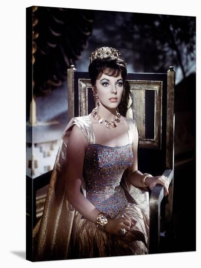 Esther And the king by Raoul Walsh and Mario Bava, with Joan Collins, 1960 (photo)-null-Stretched Canvas