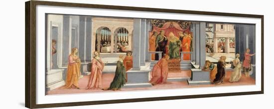 Esther before Ahasuerus, 1478-1480-Filippino Lippi-Framed Premium Giclee Print