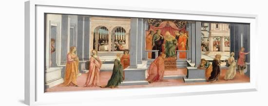 Esther before Ahasuerus, 1478-1480-Filippino Lippi-Framed Premium Giclee Print