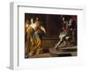 Esther before Ahasuerus, c.1630-Artemisia Gentileschi-Framed Giclee Print