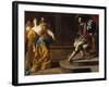 Esther before Ahasuerus, c.1630-Artemisia Gentileschi-Framed Giclee Print