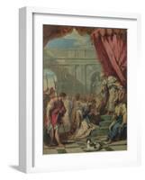 Esther before Ahasuerus, Ca 1730-Sebastiano Ricci-Framed Giclee Print