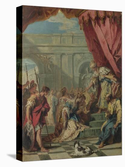 Esther before Ahasuerus, Ca 1730-Sebastiano Ricci-Stretched Canvas