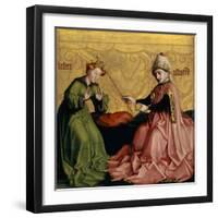 Esther before Ahasuerus from the Heilspiegel Altarpiece, C.1435-Konrad Witz-Framed Giclee Print