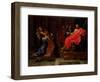 Esther Before Ahasuerus, Late 1650s-Nicolas Poussin-Framed Giclee Print