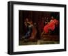 Esther Before Ahasuerus, Late 1650s-Nicolas Poussin-Framed Giclee Print