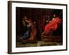 Esther Before Ahasuerus, Late 1650s-Nicolas Poussin-Framed Giclee Print