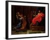 Esther Before Ahasuerus, Late 1650s-Nicolas Poussin-Framed Giclee Print