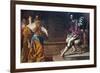 Esther before Ahasuerus-Artemisia Gentileschi-Framed Premium Giclee Print