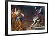 Esther before Ahasuerus-Artemisia Gentileschi-Framed Art Print