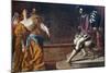 Esther before Ahasuerus-Artemisia Gentileschi-Mounted Art Print