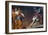 Esther before Ahasuerus-Artemisia Gentileschi-Framed Art Print