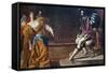 Esther before Ahasuerus-Artemisia Gentileschi-Framed Stretched Canvas
