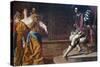 Esther before Ahasuerus-Artemisia Gentileschi-Stretched Canvas