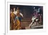 Esther before Ahasuerus-Artemisia Gentileschi-Framed Art Print