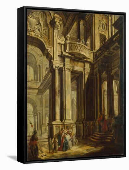 Esther before Ahasuerus-null-Framed Stretched Canvas