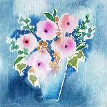 True Blue Bouquet-Esther Bley-Art Print