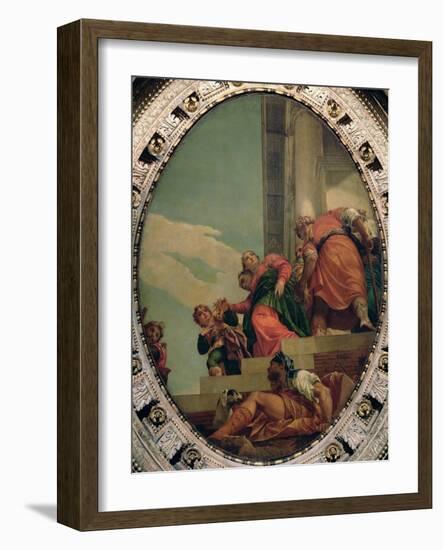 Esther Conducted to Ahasuerus-Paolo Veronese-Framed Giclee Print