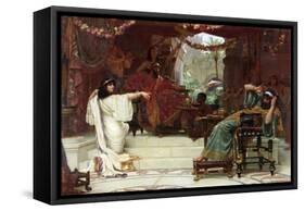 Esther Denouncing Haman to King Ahasuerus, 1888-Ernest Normand-Framed Stretched Canvas