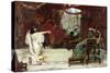Esther Denouncing Haman to King Ahasuerus, 1888-Ernest Normand-Stretched Canvas