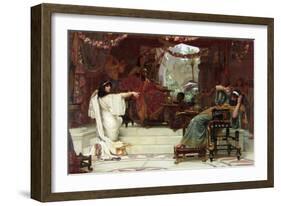 Esther Denouncing Haman to King Ahasuerus, 1888-Ernest Normand-Framed Giclee Print