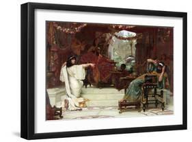 Esther Denouncing Haman to King Ahasuerus, 1888-Ernest Normand-Framed Giclee Print