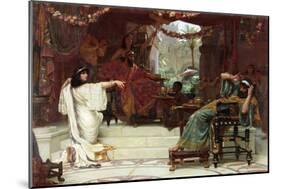 Esther Denouncing Haman to King Ahasuerus, 1888-Ernest Normand-Mounted Giclee Print