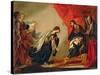 Esther in Front of Ahasuerus-Bernardo Cavallino-Stretched Canvas