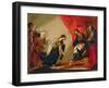 Esther in Front of Ahasuerus-Bernardo Cavallino-Framed Giclee Print