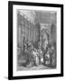 Esther in the Presence of Ahasuerus, 1866-Gustave Doré-Framed Giclee Print