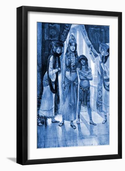 Esther presented to Ahasuerus by Tissot - Bible-James Jacques Joseph Tissot-Framed Giclee Print