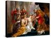 Esther Presents Herself at the Palace-Willem Van The Elder Herp-Stretched Canvas