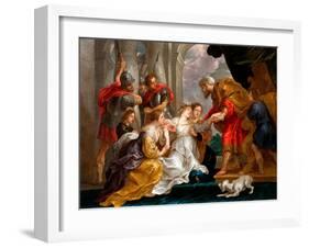 Esther Presents Herself at the Palace-Willem Van The Elder Herp-Framed Giclee Print