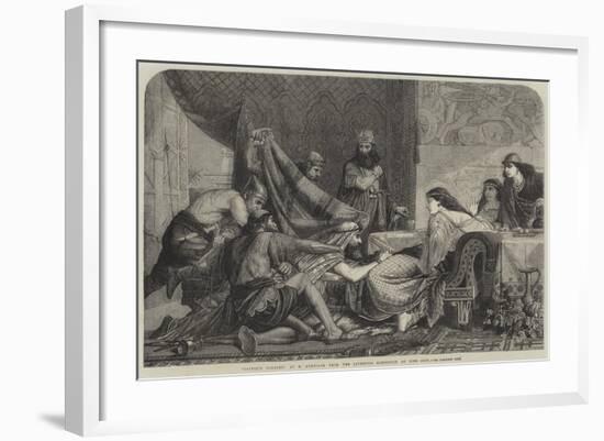 Esther's Banquet-Edward Armitage-Framed Giclee Print